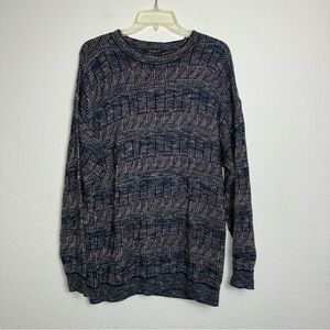 Monello Vintage Multi Color Men's‎ Sweater Made in Italy Size 52 / L